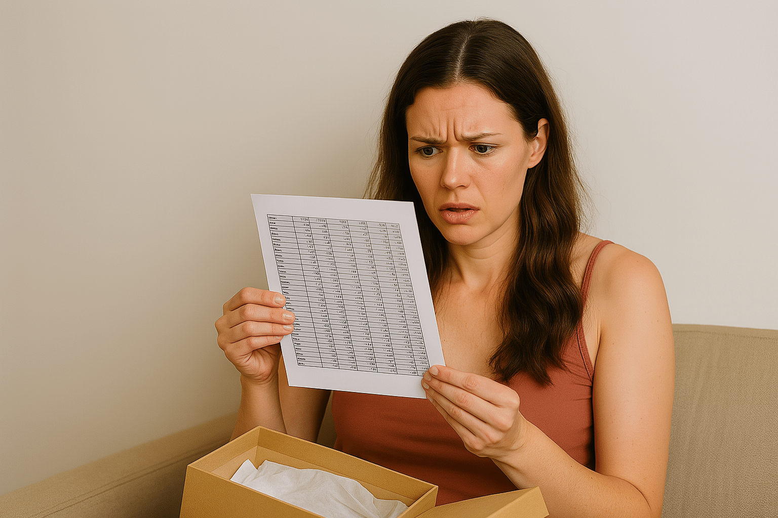 A woman holding a pdf – ridiculous gift idea better than boudoir