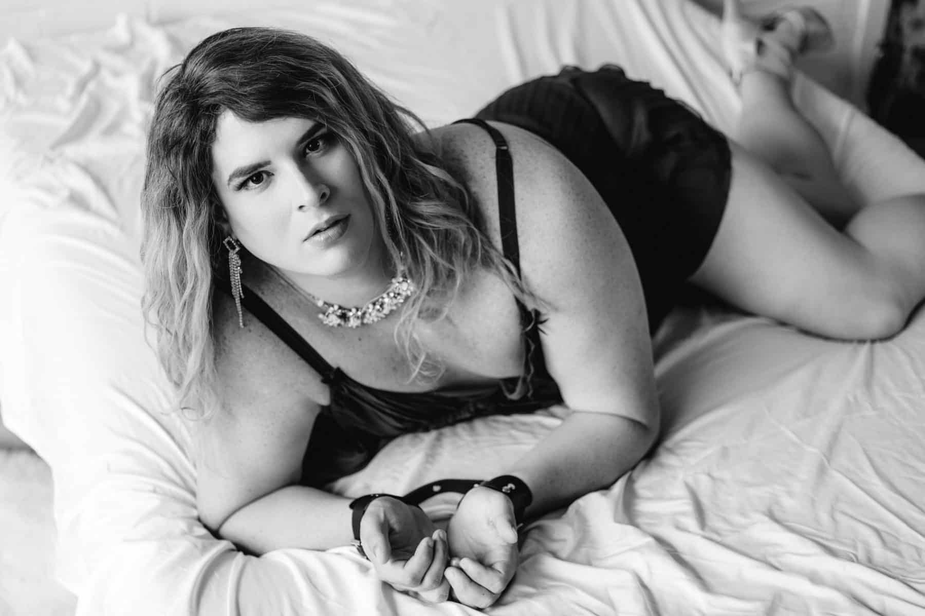 Celebrate your unique identity with our specialized gender affirming boudoir photography, capturing the essence of who you truly are. Take action today for stunning visuals!