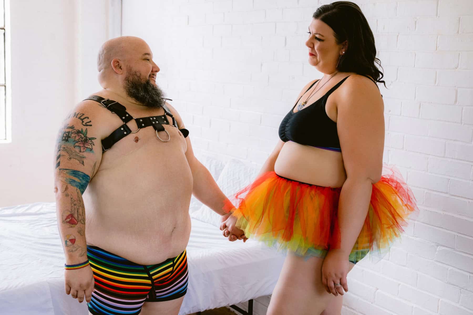 LGBTQ Cute Couples Boudoir