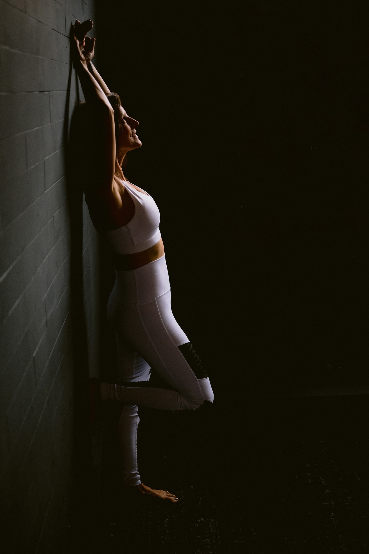 Athleisure style boudoir photo