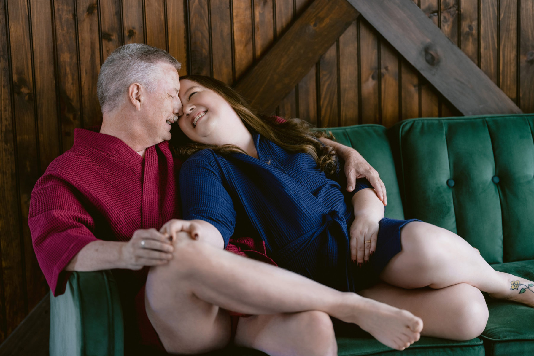 Capturing special moments between couples with boudoir photography