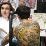 Tattooer Tattooing at the Convention